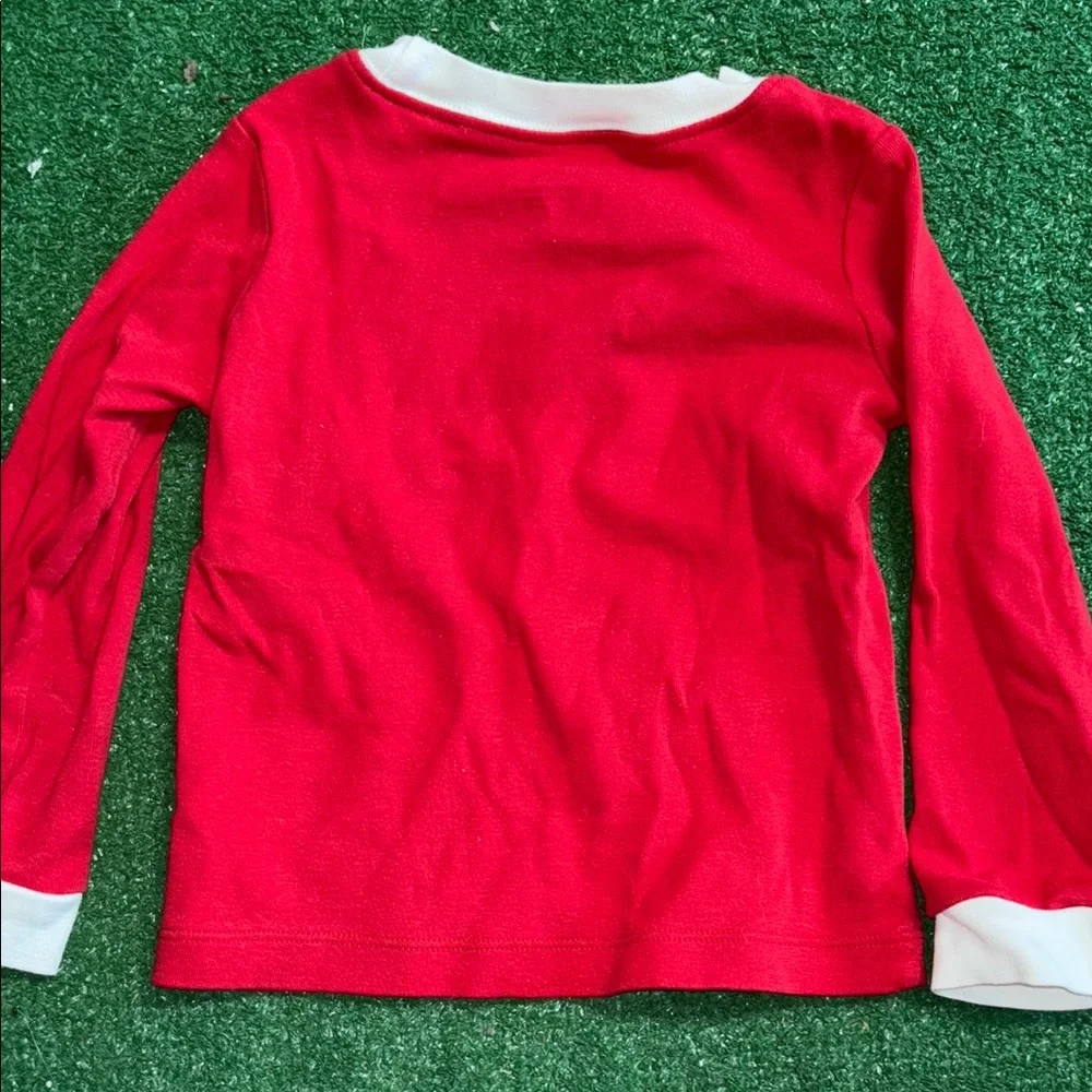 Red kids Santa Pajama Set
